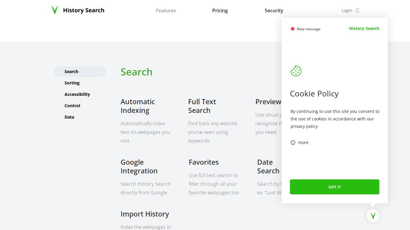 History Search — Quickly find anything you did online